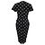 Vestido midi de jacquard floral Daisy de Victoria Beckham en algodón negro - vista 3