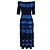 Abito midi con accento tie-dye in viscosa blu navy Altuzarra - vista 3
