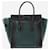Céline Dunkelgrüne und schwarze Micro Luggage Tasche  - Ansicht 2