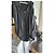 Top Ann Demeulemeester preto de seda - vista 13