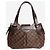 Louis Vuitton Borsa a spalla Sistina in tela Damier marrone 2009 - vista 3