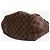 Louis Vuitton Borsa a spalla Sistina in tela Damier marrone 2009 - vista 4
