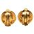 Orecchini Coco Mark Vintage Chanel 31 Rue Cambon D'oro - vista 2