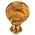 Orecchini Coco Mark Vintage Chanel 31 Rue Cambon D'oro - vista 3