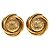Timeless Orecchini a clip vintage Chanel Coco Mark D'oro