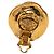 Timeless Orecchini a clip vintage Chanel Coco Mark D'oro - vista 3