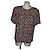Top de seda Agnona con estampado floral talla 44 IT Multicolor