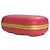 Clutch de cuero rojo Alexander McQueen con cierre de calavera dorada adornada con cristales - vista 10