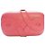 Clutch de cuero rojo Alexander McQueen con cierre de calavera dorada adornada con cristales - vista 13