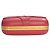 Clutch de cuero rojo Alexander McQueen con cierre de calavera dorada adornada con cristales - vista 7