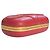 Clutch de cuero rojo Alexander McQueen con cierre de calavera dorada adornada con cristales - vista 8