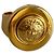 Anillo Versace Medusa en Metal Dorado