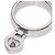 Anel Chopard Happy Diamonds em ouro branco 18K - vista 10