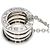 Bulgari Collana B.zero1 Bvlgari in oro bianco 18K - vista 2