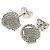 Pendientes de bola de malla de plata Tiffany & Co.