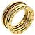 Bulgari Anello B.zero1 a 2 bande in oro giallo 18K Bvlgari - vista 2