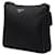 Bolsa de ombro com placa de logo triangular Prada Preto - vista 2