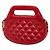 Borsa a spalla matelassé con catena Chanel Coco Mark Rosso - vista 2