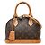 Borsa Alma BB Monogramma Louis Vuitton Marrone