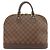 Borsa Louis Vuitton Alma in Tela Damier Marrone - vista 2