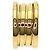 Bulgari Anello Bvlgari B-zero1 4-Band in oro giallo 18K D'oro - vista 3