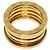 Bulgari Anello Bvlgari B-zero1 4-Band in oro giallo 18K D'oro - vista 4