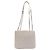 Borsa a spalla Chanel Half Coco Mark con hardware argentato Marrone - vista 2