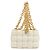 Borsa Bottega Veneta Chain Cassette 2 in 1 Bianco - vista 2