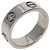 Anel Love Cartier em ouro branco 18K Prata - vista 2
