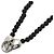Tiffany & Co Collana Tiffany Heart Knock Onyx Argento