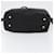 PRADA Borsa a mano in nylon nero e oro Auth 170969 D'oro - vista 5
