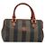 Pequin Borsa a mano in tela Pecan FENDI nera e marrone Auth ep13483 Nero - vista 13