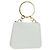 Borsa a mano Salvatore Ferragamo in pelle bianca e oro Auth 171023A Bianco D'oro