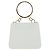 Borsa a mano Salvatore Ferragamo in pelle bianca e oro Auth 171023A Bianco D'oro - vista 13