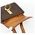 Céline Borsa a spalla circolare in tela Macadam CELINE in pelle PVC marrone e oro Auth fm5157 D'oro - vista 10