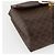 Céline Borsa a spalla circolare in tela Macadam CELINE in pelle PVC marrone e oro Auth fm5157 D'oro - vista 16