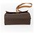 Céline Borsa a spalla circolare in tela Macadam CELINE in pelle PVC marrone e oro Auth fm5157 D'oro - vista 5