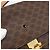 Céline Borsa a spalla circolare in tela Macadam CELINE in pelle PVC marrone e oro Auth fm5157 D'oro - vista 8