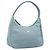 PRADA Handtasche aus Nylon hellblau Silber authentisch 173191A