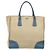 PRADA Tote Bag aus Canvas Beige Silber Authentisch 171123 Blau - Ansicht 13