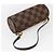 LOUIS VUITTON Pouch Papillon Damier Ebene Auth LNZ267 - vista 7