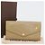 LOUIS VUITTON Vernis Cartera Sarah Long Wallet Beige M90407 LV Auth ki6451V - vista 12