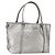 Gucci Borsa Tote GG in PVC argento 197953 Auth ka2609