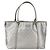 Gucci Borsa Tote GG in PVC argento 197953 Auth ka2609 - vista 13