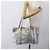 Gucci Borsa Tote GG in PVC argento 197953 Auth ka2609 - vista 21