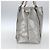 Gucci Borsa Tote GG in PVC argento 197953 Auth ka2609 - vista 3