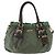PRADA Borsa a Mano Nylon 2 vie Kaki Oro Auth 170942 D'oro Cachi - vista 13