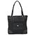 Borsa Tote PRADA in nylon e pelle nera dorata Auth fm5143 Nero D'oro - vista 2