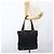 Borsa Tote PRADA in nylon e pelle nera dorata Auth fm5143 Nero D'oro - vista 25