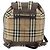 Burberrys Nova Check Backpack Canvas Beige Gold Auth ep13145 Golden - view 2